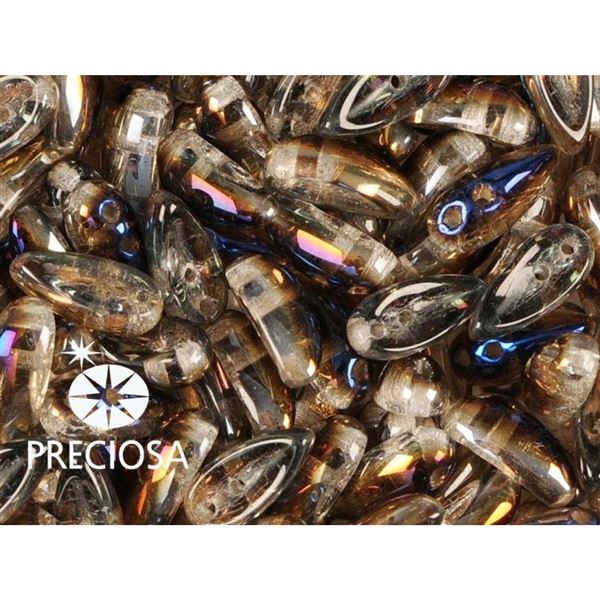 PRECIOSA Chilli Perlen 4x11 mm 15 Stck. Braun (00030 23101)