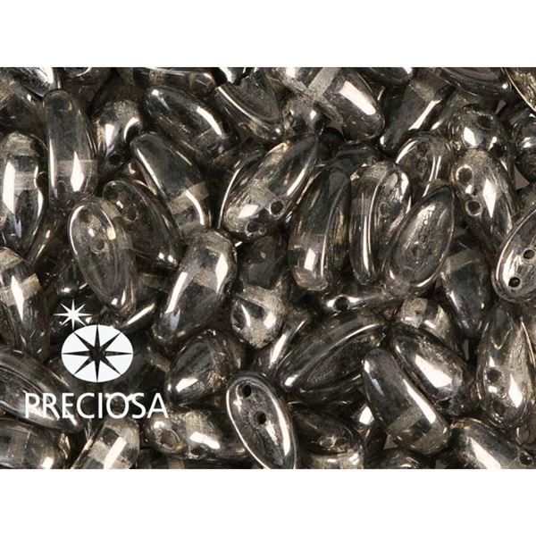 PRECIOSA Chilli Perlen 4x11 mm 15 Stck. Grau (00030 14449)