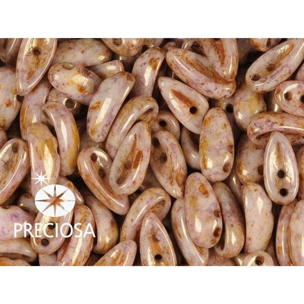 PRECIOSA Chilli Perlen 4x11 mm 15 Stck. Beige (02010 15695)