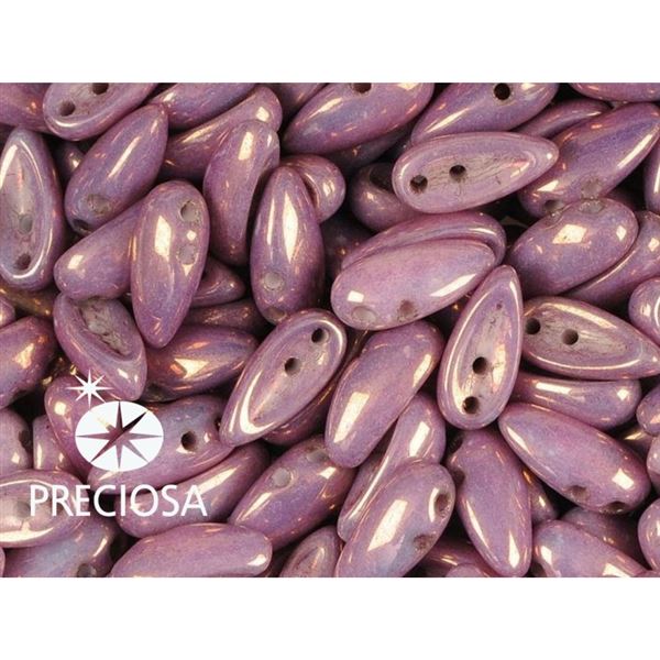 PRECIOSA Chilli Perlen 4x11 mm 15 Stck. Rosa (02010 15726)