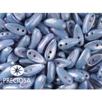 PRECIOSA Chilli Perlen 4x11 mm 15 Stck. Blau (02010 14464)