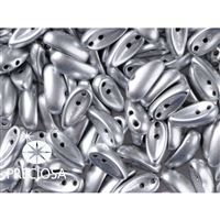 PRECIOSA Chilli Perlen 4x11 mm 15 Stck. Silber (00030 01700)