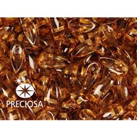 PRECIOSA Chilli Perlen 4x11 mm 15 Stck. Braun (00030 86800)