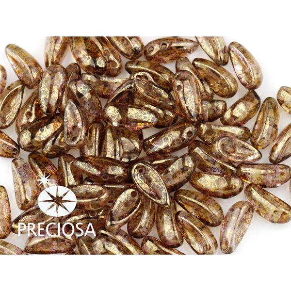 PRECIOSA Chilli Perlen 4x11 mm 15 Stck. Bronze (00030 15695)