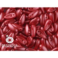 PRECIOSA Chilli Perlen 4x11 mm 15 Stck. Rot  (00030 25010) CHIL032