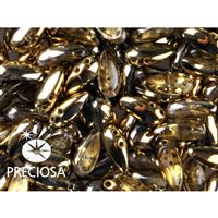 PRECIOSA Chilli Perlen 4x11 mm 15 Stck. Gold (00030 26441)