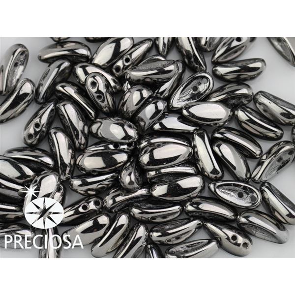 PRECIOSA Chilli Perlen 4x11 mm 15 Stck. Silber (00030 27400)