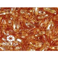 PRECIOSA Chilli Perlen 4x11 mm 15 Stck. Orange (00030 29121)