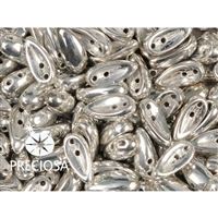 PRECIOSA Chilli Perlen 4x11 mm 15 Stck. Silber (00030 27000)