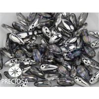 PRECIOSA Chilli Perlen 4x11 mm 15 Stck. Silber (00030 26536)