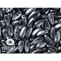 PRECIOSA Chilli Perlen 4x11 mm 15 Stck. Grau (02010 25028)