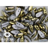 PRECIOSA Chilli Perlen 4x11 mm 15 Stck. Gold (02010 26441)