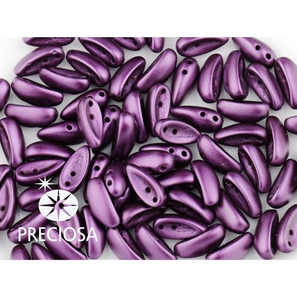 PRECIOSA Chilli Perlen 4x11 mm 15 Stck. Lila (02010 25032)