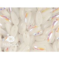 PRECIOSA Chilli Perlen 4x11 mm 15 Stck. Weiss (02010 28701)