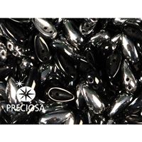 PRECIOSA Chilli Perlen 4x11 mm 15 Stck. Schwarz (23980 27401)