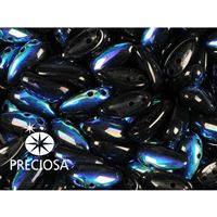 PRECIOSA Chilli Perlen 4x11 mm 15 Stck. Schwarz (23980 28701)