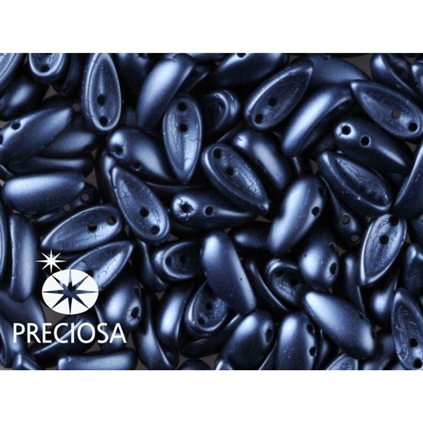 PRECIOSA Chilli Perlen 4x11 mm 15 Stck. Grau (02010 25042)