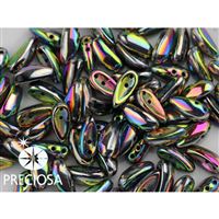 PRECIOSA Chilli Perlen 4x11 mm 15 Stck. Silber (23980 28103)
