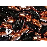 PRECIOSA Chilli Perlen 4x11 mm 15 Stck. Schwarz (23980 27137)