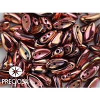 PRECIOSA Chilli Perlen 4x11 mm 15 Stck. ROSEGOLD (23980 27143)