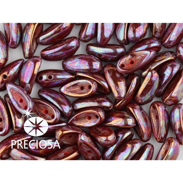 PRECIOSA Chilli Perlen 4x11 mm 15 Stck. Lila (93180 15781)