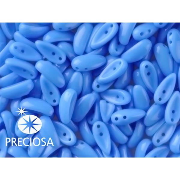 PRECIOSA Chilli Perlen 4x11 mm 15 Stck. Blau (33100)