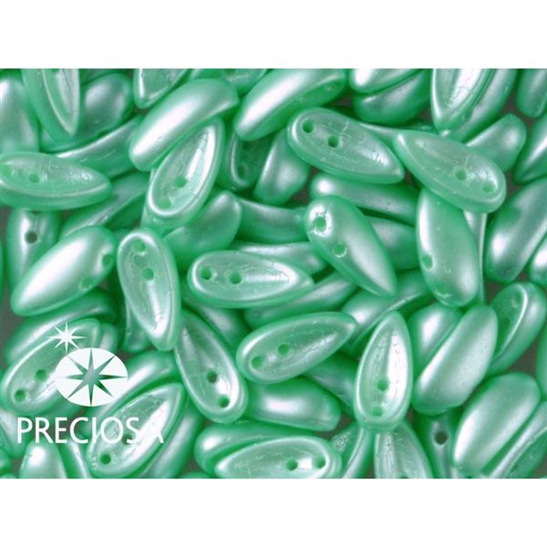 PRECIOSA Chilli Perlen 4x11 mm 15 Stck. Grn (02010 25025)