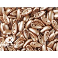 PRECIOSA Chilli Perlen 4x11 mm 15 Stck. Beige (02010 25003)