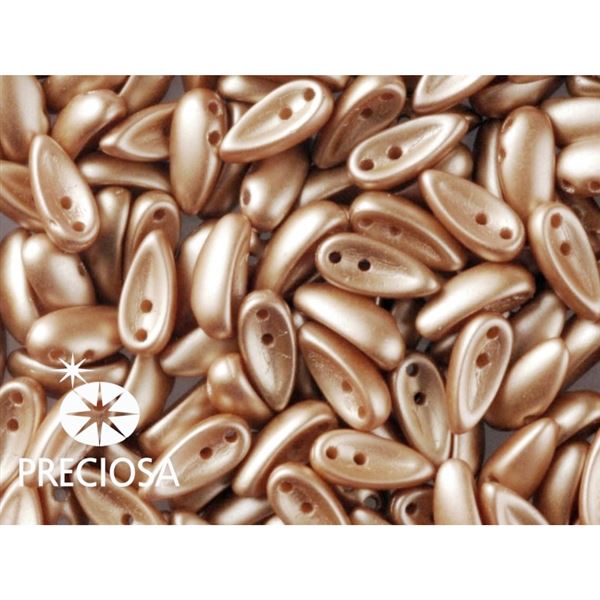 PRECIOSA Chilli Perlen 4x11 mm 15 Stck. Beige (02010 25003)