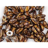 PRECIOSA Chilli Perlen 4x11 mm 15 Stck. Braun (13020 86805)