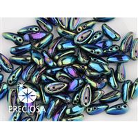 PRECIOSA Chilli Perlen 4x11 mm 15 Stck. Iris (23980 21455)