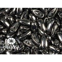 PRECIOSA Chilli Perlen 4x11 mm 15 Stck. Hematit (23980 28701)