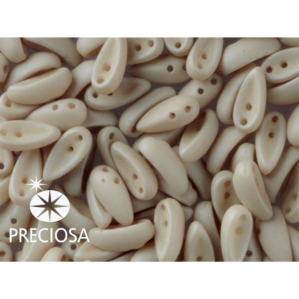 PRECIOSA Chilli Perlen 4x11 mm 15 Stck. Beige (02010 29564)