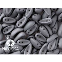 PRECIOSA Chilli Perlen 4x11 mm 15 Stck. Grau (02010 29566)
