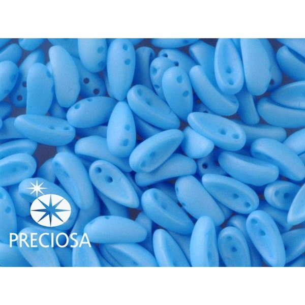 PRECIOSA Chilli Perlen 4x11 mm 15 Stck. Blau (02010 29576)