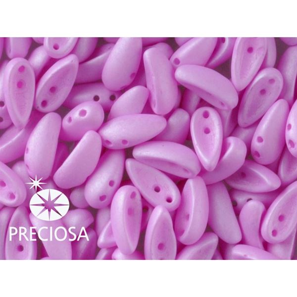 PRECIOSA Chilli Perlen 4x11 mm 15 Stck. Rosa (02010 29561)