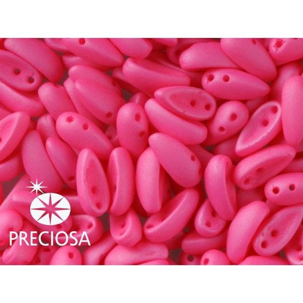 PRECIOSA Chilli Perlen 4x11 mm 15 Stck. Rosa (02010 29574)