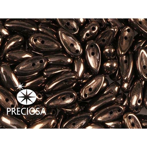 PRECIOSA Chilli Perlen 4x11 mm 15 Stck. Bronze (23980 15726)