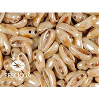 PRECIOSA Chilli Perlen 4x11 mm 15 Stck. Beige (02010 65401)