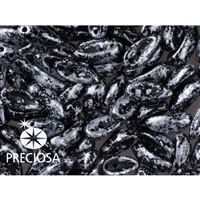 PRECIOSA Chilli Perlen 4x11 mm 15 Stck. Schwarz (23980 45702)