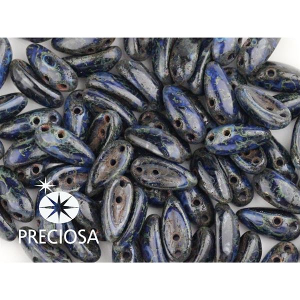 PRECIOSA Chilli Perlen 4x11 mm 15 Stck. Schwarz (30090 86805)