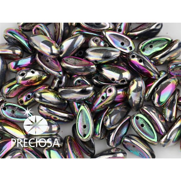 PRECIOSA Chilli Perlen 4x11 mm 15 Stck. Iris (23980 29443)