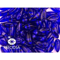 PRECIOSA Chilli Perlen 4x11 mm 15 Stck. Blau (30090)