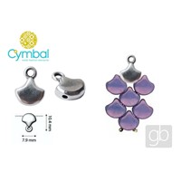 CYMBAL KARAVOS GINKO ending Ant. Silber