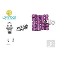 CYMBAL PILOS 8/0 BEADS Endkappe Altes Messing