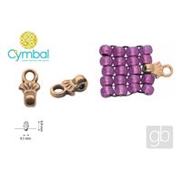 CYMBAL PILOS 8/0 BEADS ending Rosa Gold