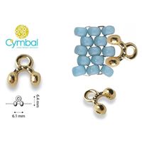 CYMBAL ALONA 8/0 BEADS ending Gold