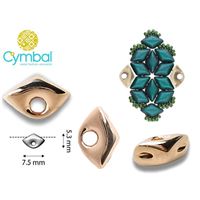 CYMBAL TRIPITI - GEMDUO SIDEBEAD Rosa Gold
