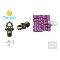 CYMBAL PILOS 8/0 BEADS ending Altes Messing