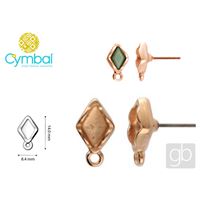CYMBAL FYRIPLAKA Ohrringe Rosegold 2 Stk.